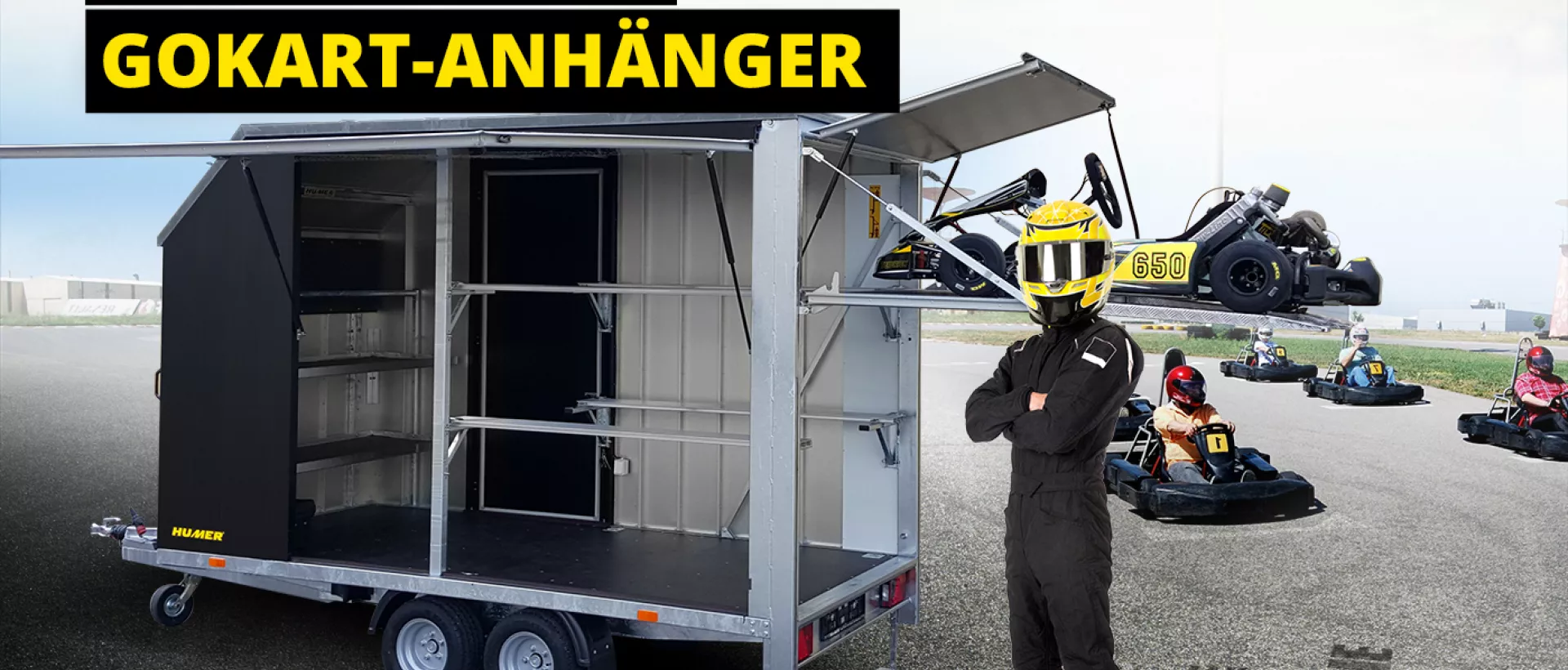 HUMER Gokart Anhänger