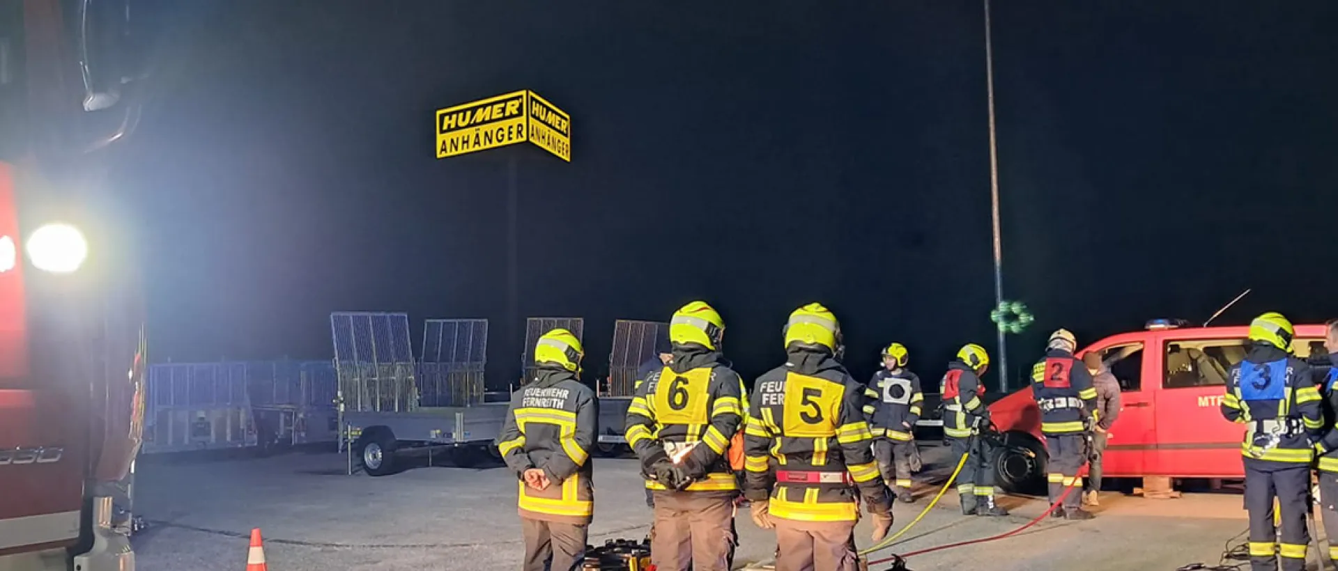 FF Fernreith übt bei HUMER