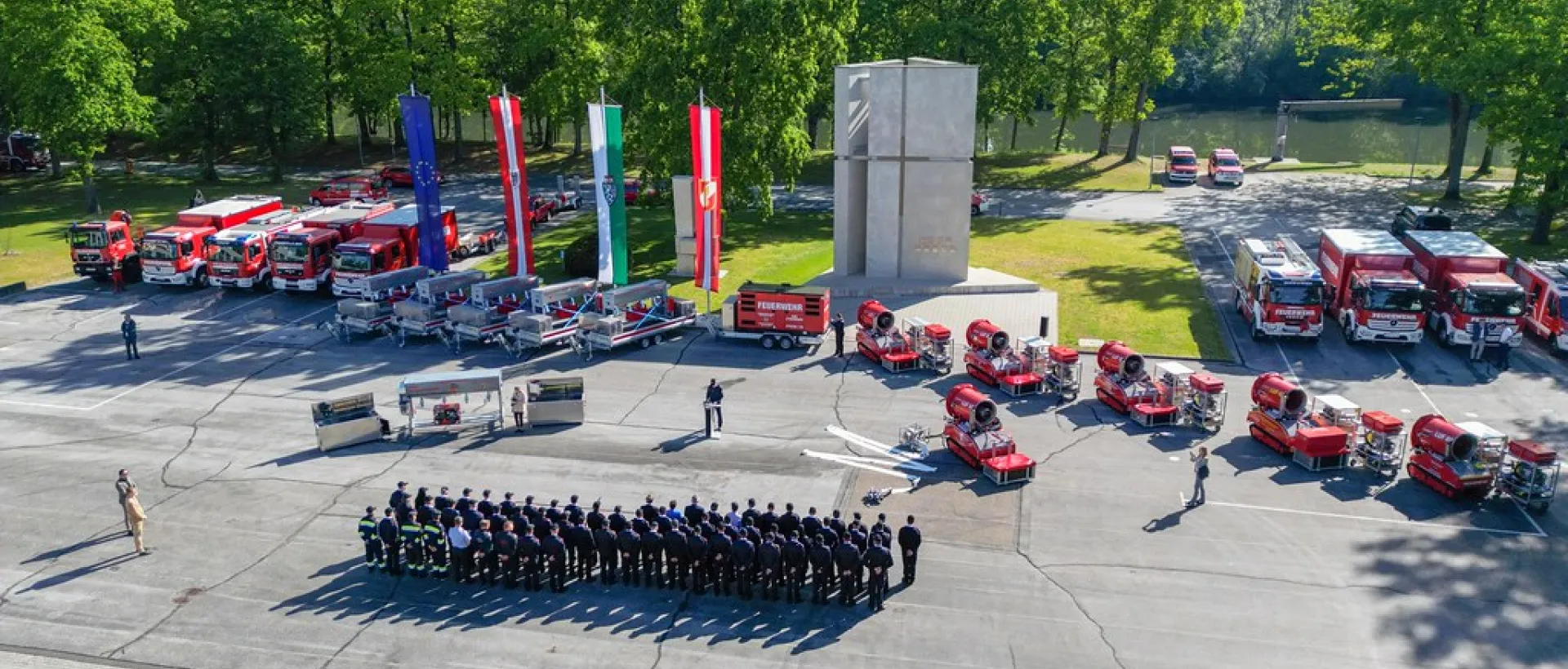 Landesfeuerwehrverband Luftaufnahme