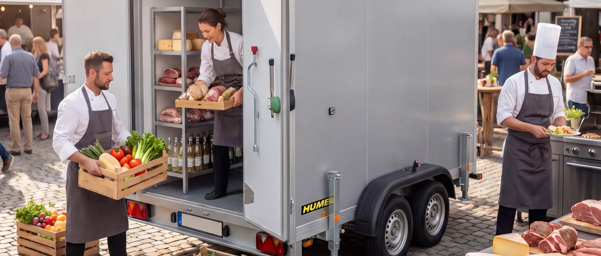 HUMER Kühlanhänger für die Gastro
