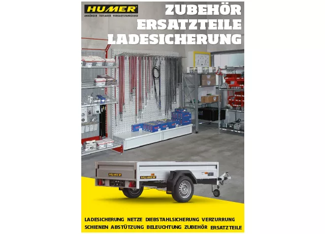 Zubehör, Ersatzteile und Ladesicherung