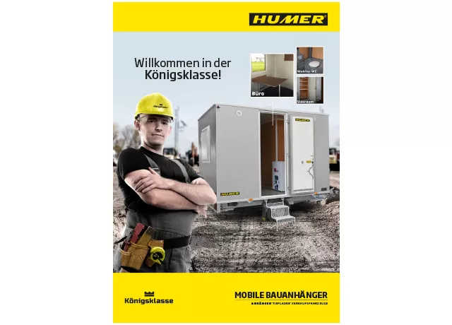 Mobile Bauanhänger