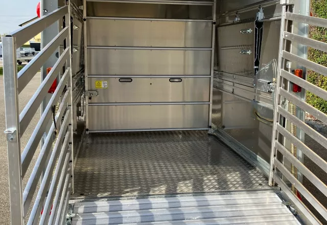 HUMER Sonderbau ifor Williams mit trennwand
