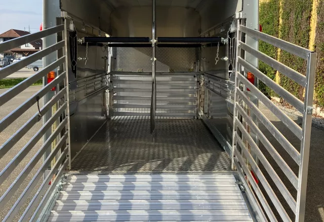 Sonderbau ifor Williams Hinten mit Rampe