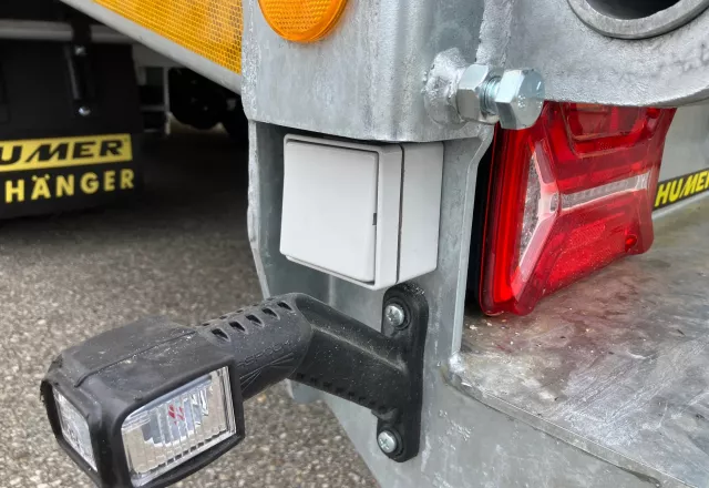 Lichtschalter im Detail Rückansicht