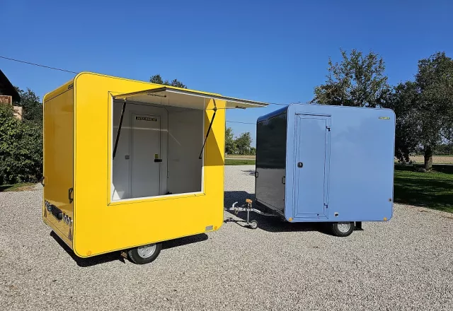 Microliner gelb blau