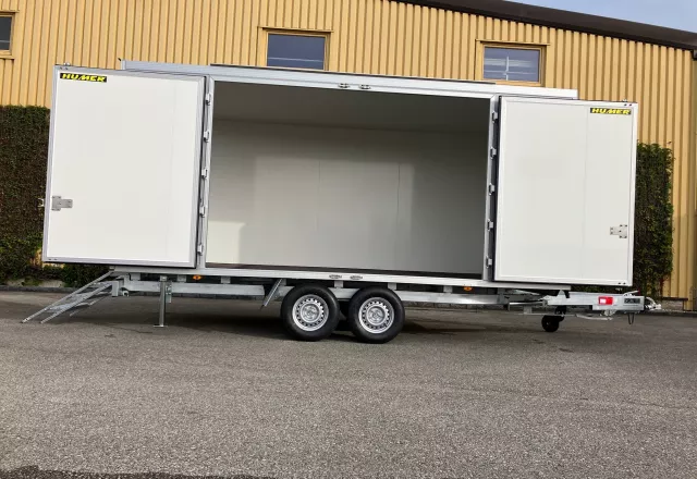 Kofferanhänger Seite offen