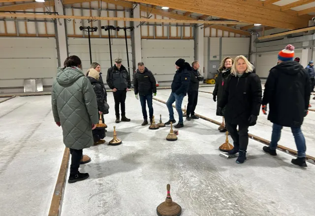 Gemeinsame Vorbereitung auf das Einsstockschießen