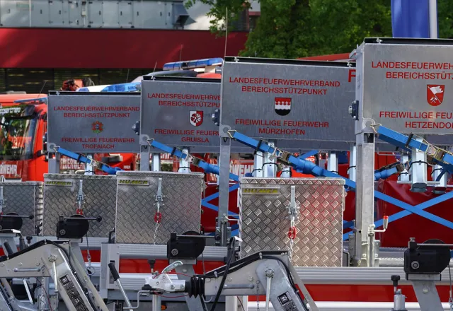 HUMER Anhänger für den Landesfeuerwehrverband Detailaufnahme