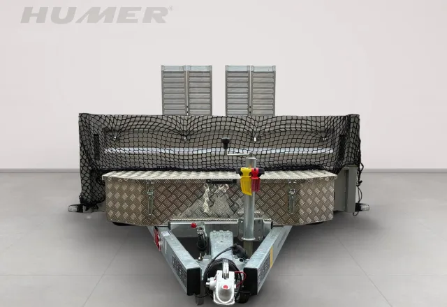 HUMER Sonderbau Baumaschinenanhanger WL-360-V Front