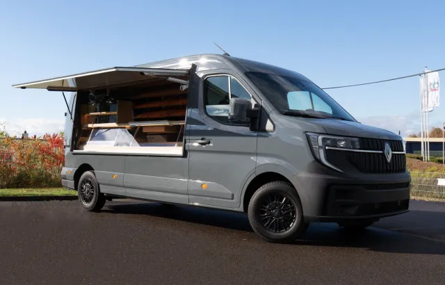 HUMER BACK-MASTER 320 in schiefergrau - Frontansicht