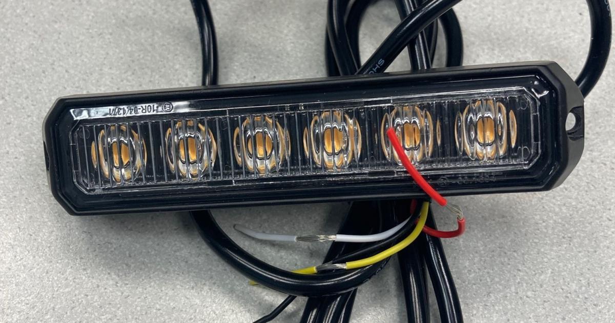 Blitzleuchte LED gelb | HUMER Anhänger, Tieflader, Verkaufsfahrzeuge