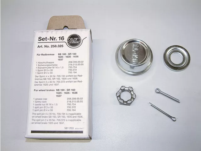 ALKO Set Nr. 16 Kleinteile/Kronenm./ 1635/1636