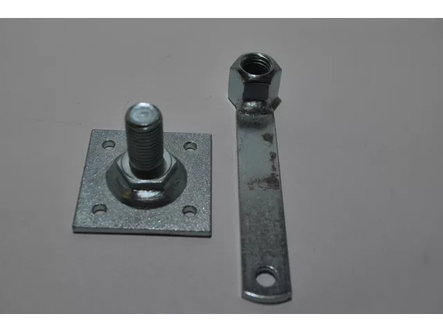 Anschraubplatte mit Bolzen f. Gasfeder