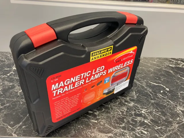 Beleuchtungsset LED Kabellos mit Magnethalter 7-pol. Senderstecker