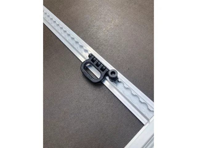 Vierfach Airline Fitting Stahl Ring, klappbar, Innen Ø24x62mm