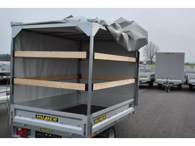 Hochplane mit Gestell 229x149x160 grau
