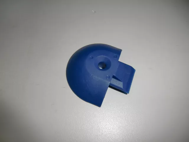 Endkappe f Zurrschiene Alu halbrund