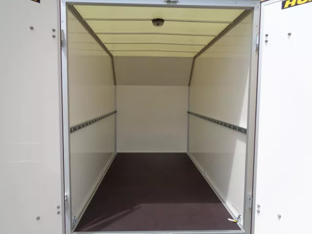 Kofferanhänger KL Türe 304x156x194 2000kg/13 Stirnwand 45 °