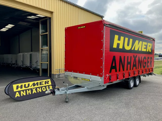 Hochlader HUMER MEGA LINER 3500 mit Schiebeplane