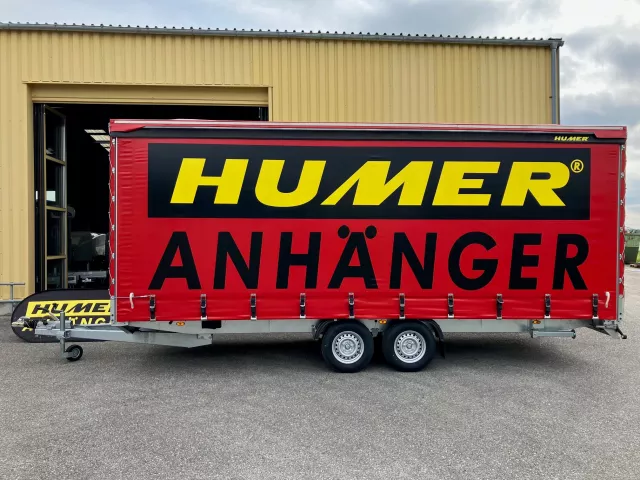 Hochlader HUMER MEGA LINER 3500 mit Schiebeplane