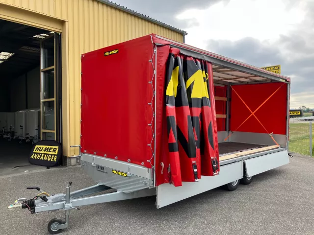 Hochlader HUMER MEGA LINER 3500 mit Schiebeplane