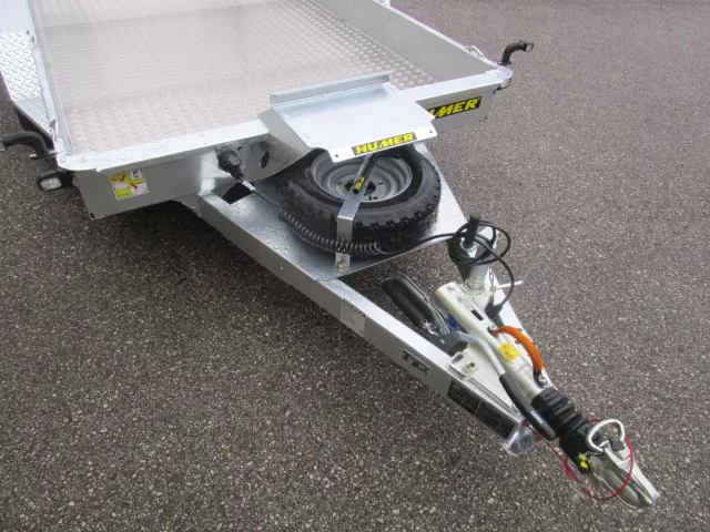Baumaschinenanhänger GH126 366x184 Rampe 3500 kg 13"