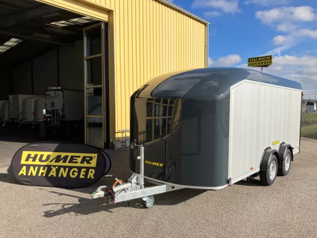 Kofferanhänger Roadster Alu/Tür 900 Pullmann 3500 kg 13"