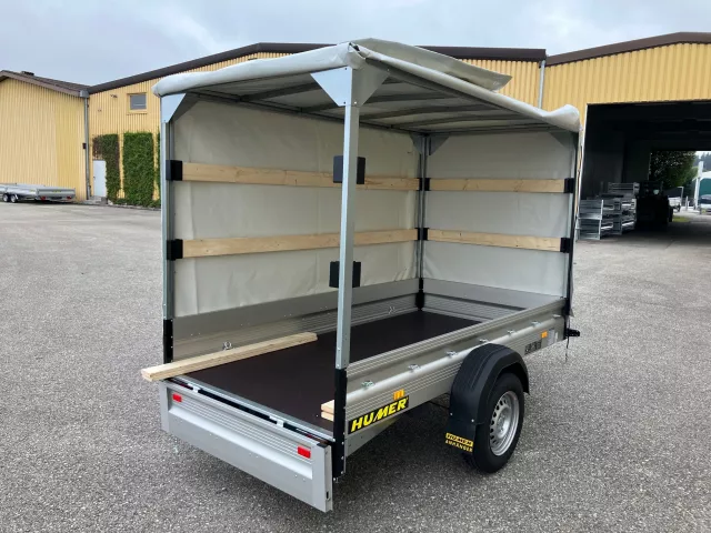 Allzweckanhänger Alu 249x125x30 1200 kg 13" Hochplane