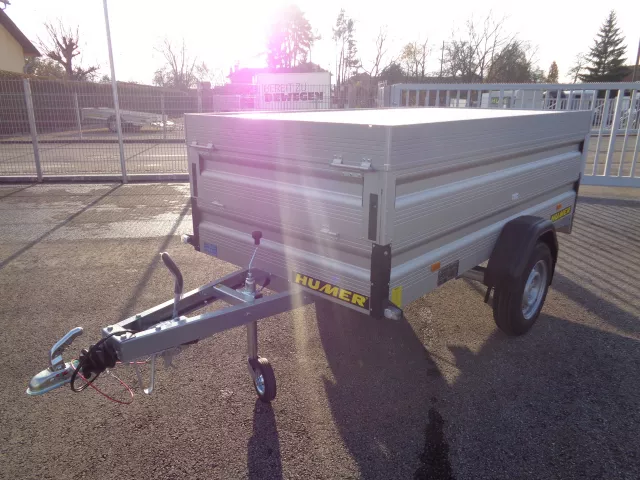 Allzweckanhänger Alu 249x125x30 1200 kg 13" Aufsatz30/Aludeckel