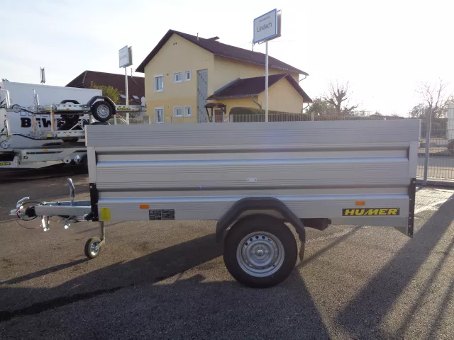 Allzweckanhänger Alu 249x125x30 1200 kg 13" Aufsatz30/Aludeckel
