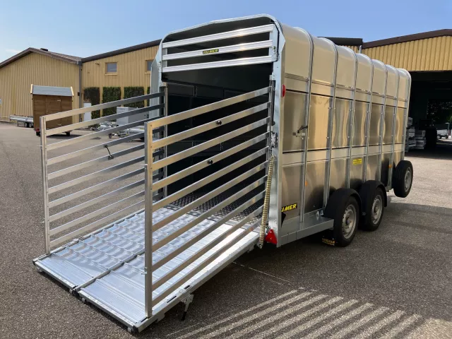 Tier- und Viehtransporter TA510G14 Vieh Klappe/Türe 434x178x212 3500 kg 16"