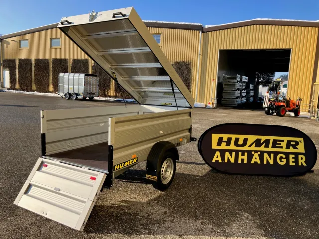 Allzweckanhänger Alu 209x109x30 750 kg 13" Aufsatz 30/Aludeckel