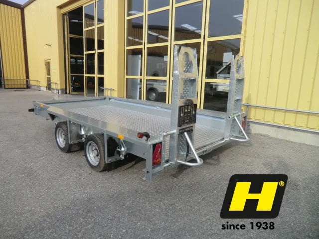 Baumaschinenanhänger GX126 366x184 Auffahrschienen 3500 kg 12 "