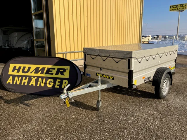 Allzweckanhänger Alu 209x109x30 750 kg 13" Aufsatz 30/Flachplane