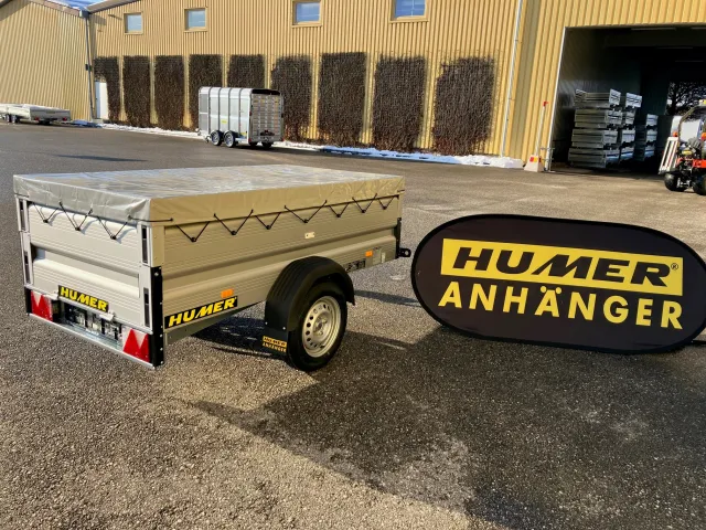 Allzweckanhänger Alu 209x109x30 750 kg 13" Aufsatz 30/Flachplane