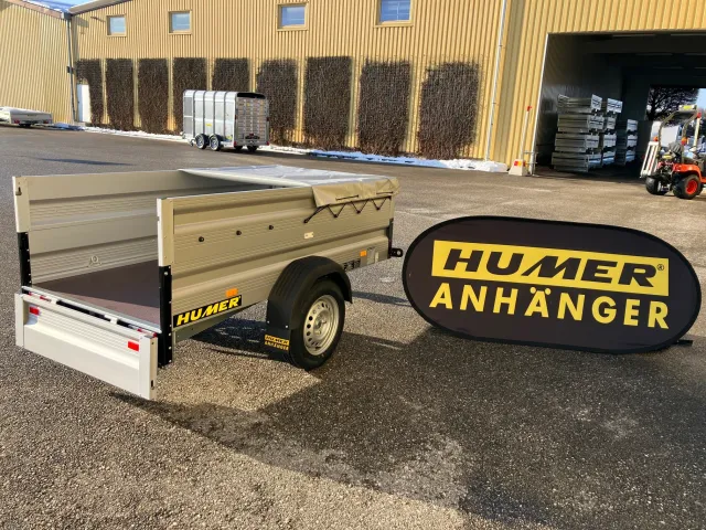 Allzweckanhänger Alu 209x109x30 750 kg 13" Aufsatz 30/Flachplane