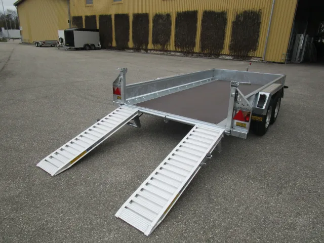 Baumaschinenanhänger WL 360 V 365x179x30 3500 kg/14 Alu-Rampen