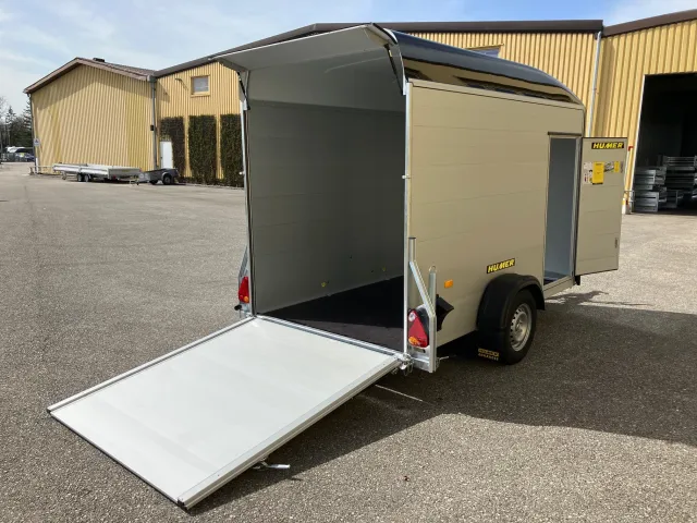 Kofferanhänger Roadster Alu/Tür 300 Pullmann 1300 kg 13"