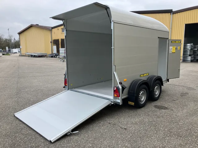 Kofferanhänger Roadster Alu/Tür 500 Pullmann 2000 kg 13"