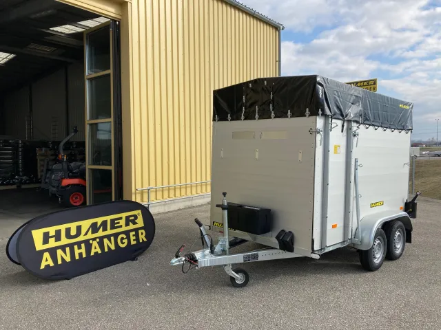 Tier- und Viehtransporter Viehanhänger Alu 295x160x190 2700 kg 13"