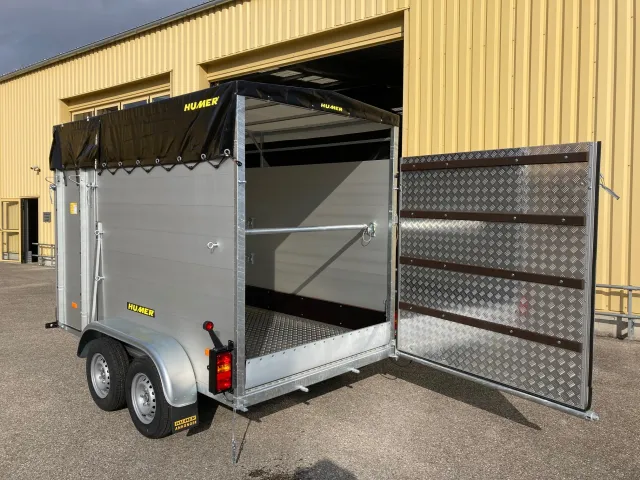 Tier- und Viehtransporter Viehanhänger Alu 295x160x190 2700 kg 13"