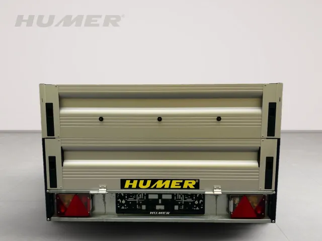 Alu 249x125x30 1200 kg 13" Aufsatz30/Flachplane
