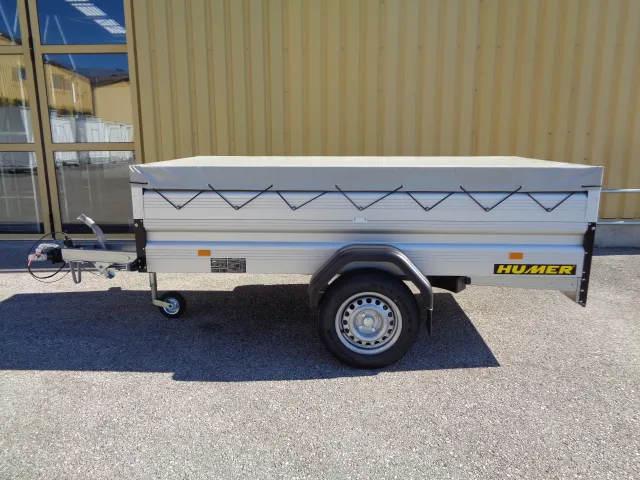 Alu 249x125x30 1200 kg 13" Aufsatz30/Flachplane