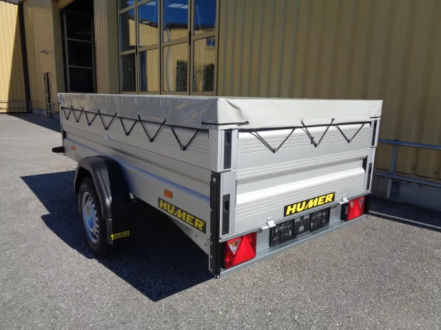Alu 249x125x30 1200 kg 13" Aufsatz30/Flachplane