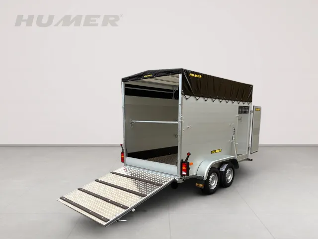 Viehanhänger Alu 295x160x190 2700 kg 13"