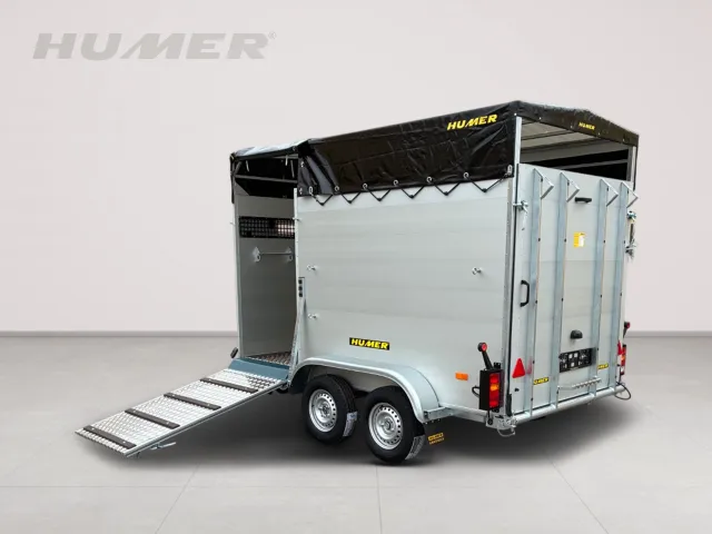 Viehanhänger Alu 295x160x190 2700 kg 13"