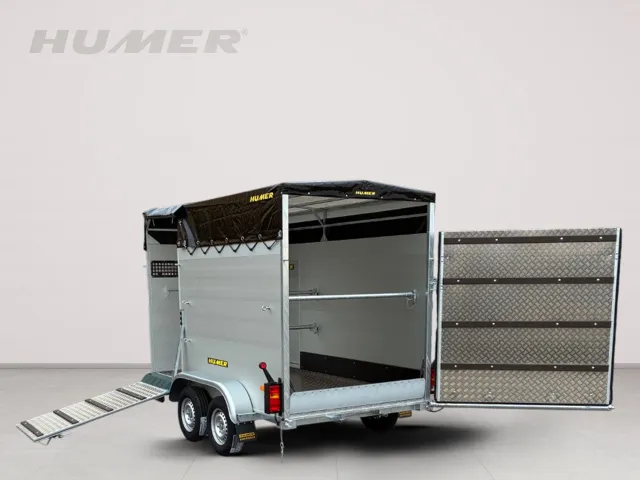 Viehanhänger Alu 295x160x190 2700 kg 13"