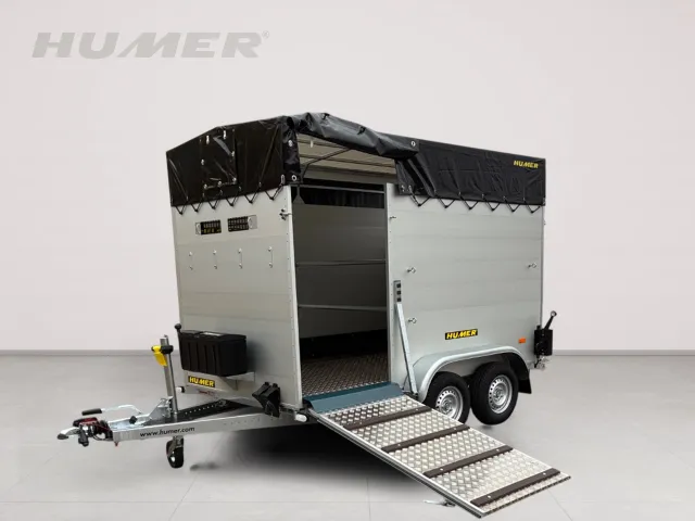 Viehanhänger Alu 295x160x190 2700 kg 13"