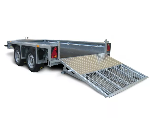 Ifor Williams by Humer Baumaschinenanhänger Typ GX Gitterrampe